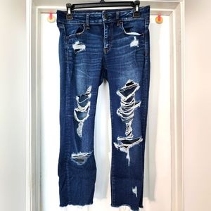 Womens American Eagle distressed jeans